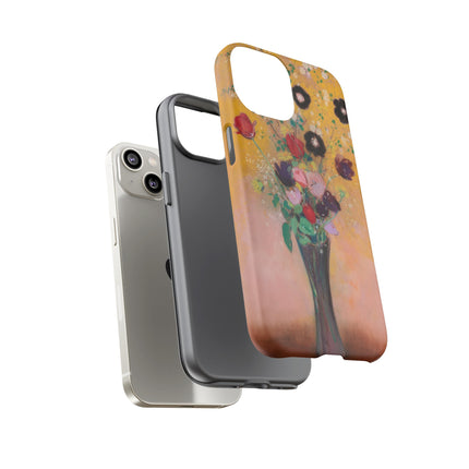 Vase of Flowers by Odilon Redon Phone Cases