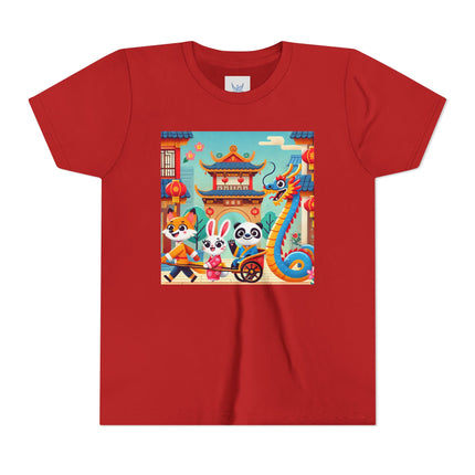 Lantern Street Dragon Parade Youth Short Sleeve Tee