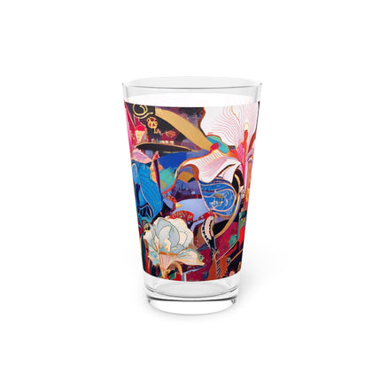 Ethereal Irises Glass, 16oz