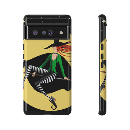 A Witch’s Moonlit Flight Phone Cases