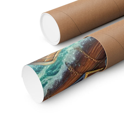 🦆🗺️ The Daring Drake Matte Vertical Poster – Adventure, Freedom & Mythic Storytelling