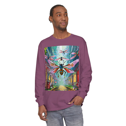 Neon Swarm Long Sleeve T-Shirt