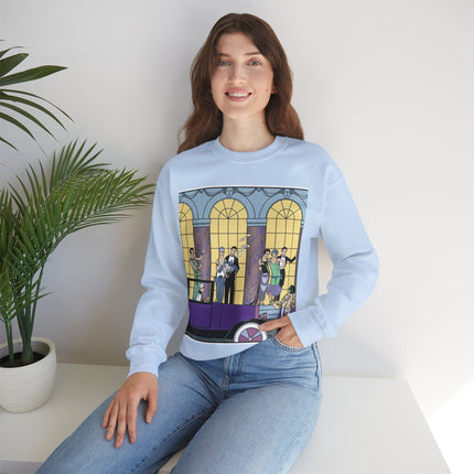 Au Revoir by George Barbier Heavy Blend™ Crewneck Sweatshirt