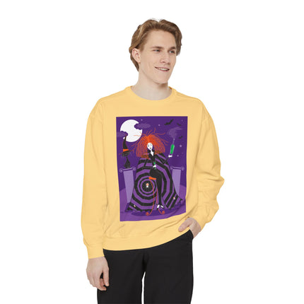 Mystic Elegance Unisex Garment-Dyed Sweatshirt