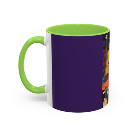 The Jewel Pavilion Colorful Mug (11oz, 15oz) – Royal Elegance, Peacock Beauty & Jewel-Toned Splendor