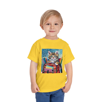 Whiskered Wanderings Toddler Short Sleeve Tee