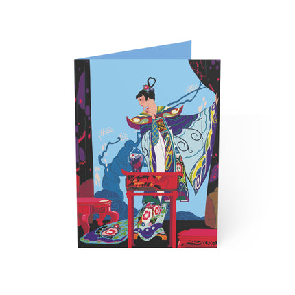 A Visual Journey by Umberto Brunelleschi Greeting Cards (1, 10, 30, and 50pcs)