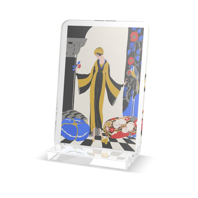 Art Deco Flapper Acrylic Plaque – Elegant Glamour & Timeless Style