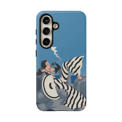Art Deco Smoker Phone Case – Glamorous Lounging & Timeless Allure