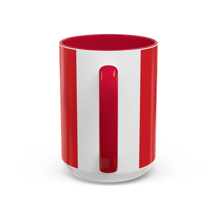 ❤️ The Lady Of The Crimson Scarf Colorful Mug – Art Deco Christmas Elegance