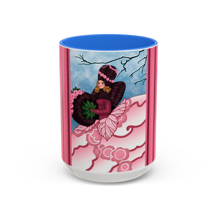 Winter Rose Empress Colorful Mugs (11oz, 15oz)