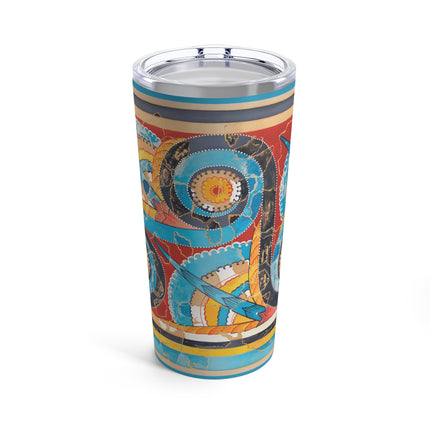 Reproduction of S-Spiral Frieze by Emile Gilliéron Tumbler 20oz