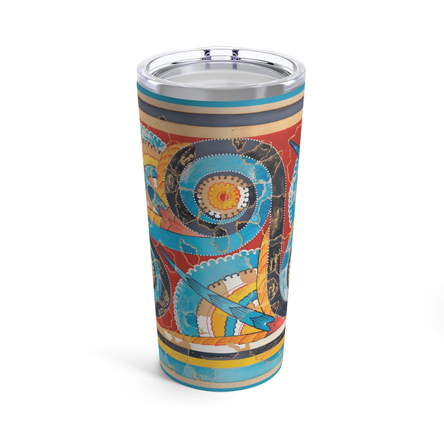 Reproduction of S-Spiral Frieze by Emile Gilliéron Tumbler 20oz