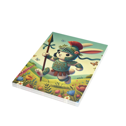 Rabbit Gladiator Postcard Bundles (envelopes included) - Bundles of 10, 30, 50 Pieces