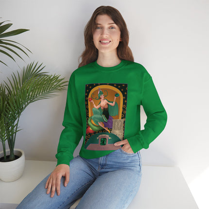 May & Emerald (from the Gem Series) by Sofia Chiostri Heavy Blend™ Crewneck Sweatshirt