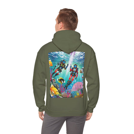 FBI Robot Dive Team – Heavy Blend™ Hooded Sweatshirt
