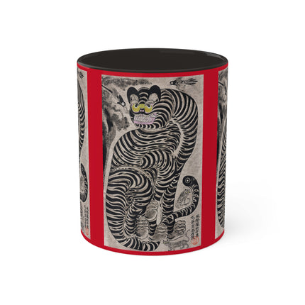 Talismanic Tiger Colorful Mugs, 11oz