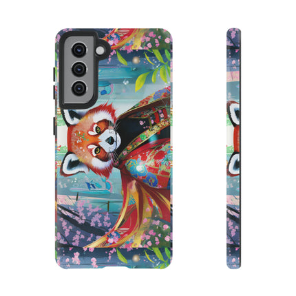 Cybernetic Red Panda Phone Cases