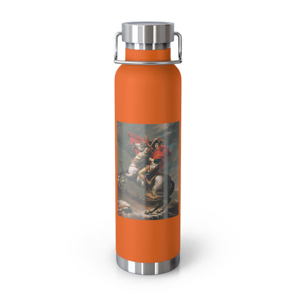 Napoleon Crossing the Alps by Jacques-Louis David Copper Vacuum Insulated Bottle, 22oz