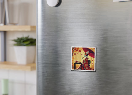 Theatrical Harvest Rabbit Die-Cut Magnets (5 Sizes)