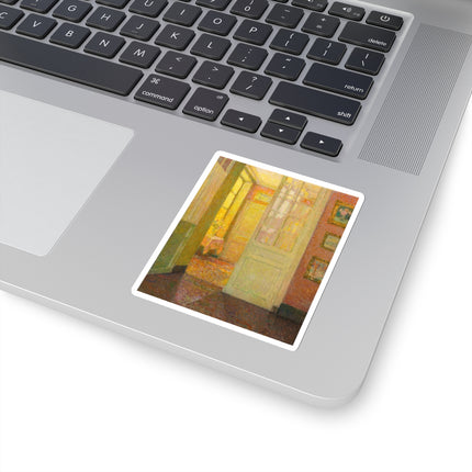 Interior, Window Light by Henri Le Sidaner Kiss-Cut Stickers (4 Sizes)