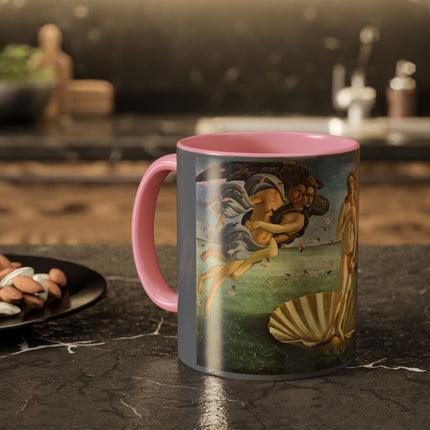 Birth of Venus by Sandro Botticelli Colorful Mugs (11oz, 15oz)