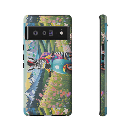 Stripes on Wheels Phone Cases