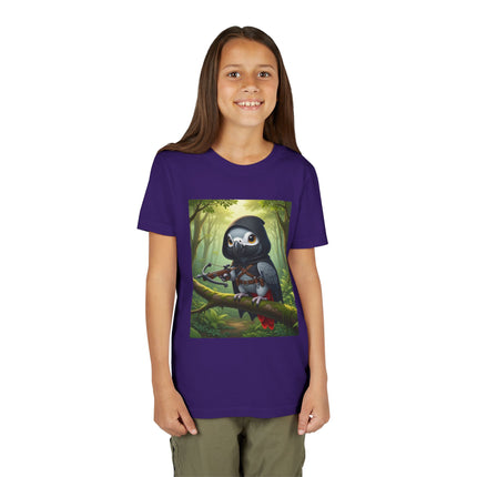 The African Grey Sentinel Youth Short Sleeve Tee
