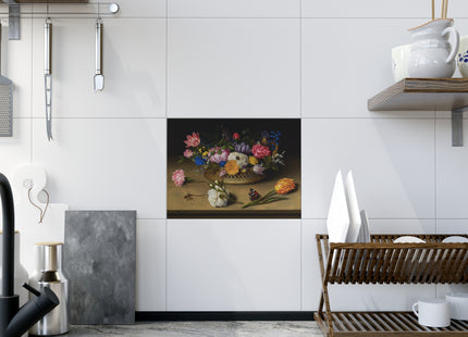 Flower Still Life by Ambrosius Bosschaert Ceramic Tile