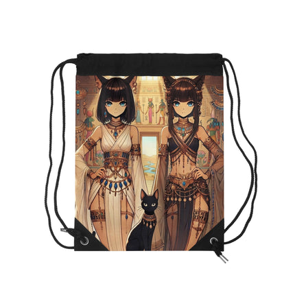 The Egyptian Priestess Cats Drawstring Bag – Temple Guardians & Ancient Grace
