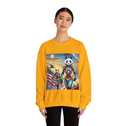 Cyber Punk Robots Unisex Heavy Blend™ Crewneck Sweatshirt