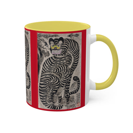 Talismanic Tiger Colorful Mugs, 11oz