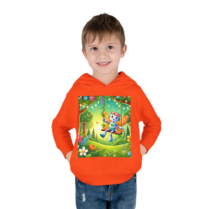 Robot Fairy Toddler Pullover Fleece Hoodie