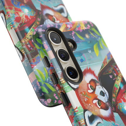 Cybernetic Red Panda Phone Cases