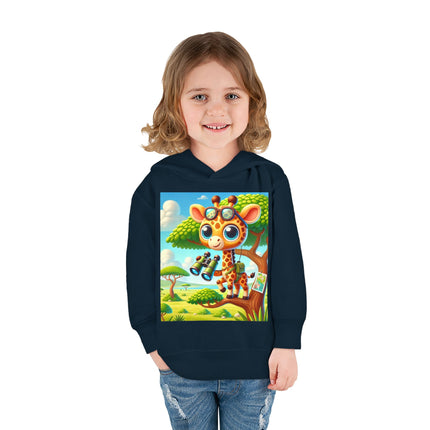 Giraffe Lookout Toddler Pullover Fleece Hoodie