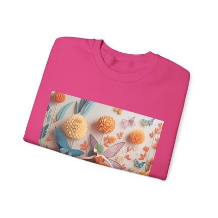 Dahlia Fairy Unisex Heavy Blend™ Crewneck Sweatshirt