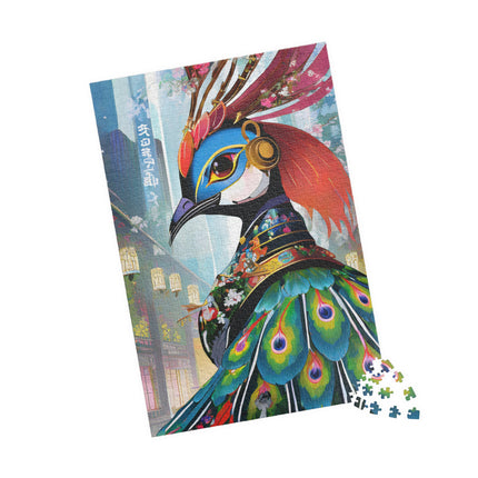 Techno Plumes Puzzle (110, 252, 520, 1014-piece)