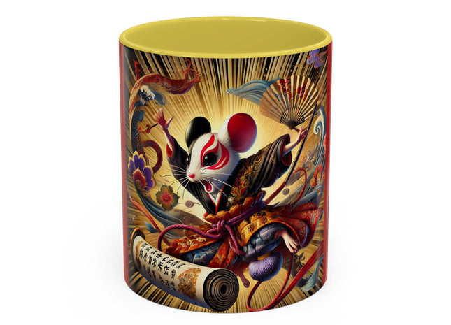 Theatrical Mouse on a Mission Colorful Mugs (11oz, 15oz)