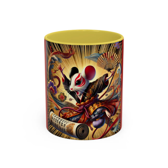 Theatrical Mouse on a Mission Colorful Mugs (11oz, 15oz)