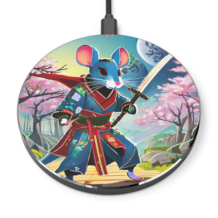 Cyber Samurai Rat Wireless Charger