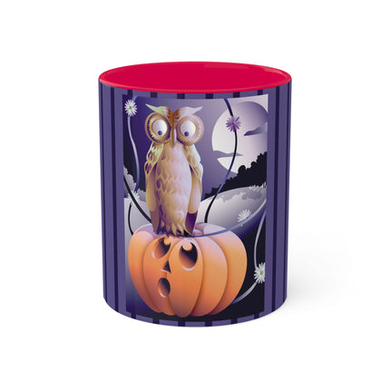 The Startled Pumpkin Colorful Mugs, 11oz