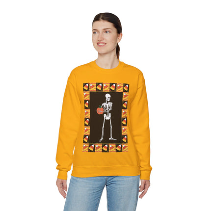 Candy Corn Skeleton Unisex Heavy Blend™ Crewneck Sweatshirt