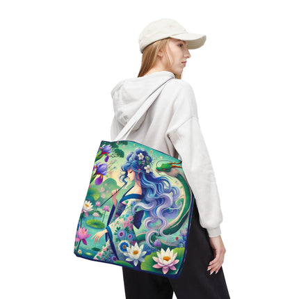 Fairy of the Koi Pond Tote Bag – Mystical Harmony & Pond Enchantment