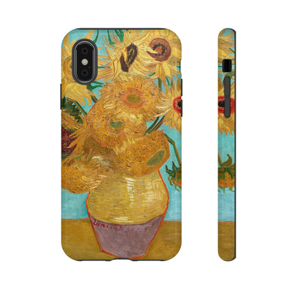 Vase with Twelve Sunflowers by Vincent Van Gogh Phone Cases