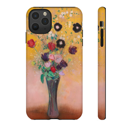 Vase of Flowers by Odilon Redon Phone Cases