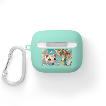 Geisha Kitten and the Dragon Kite AirPods and AirPods Pro Case