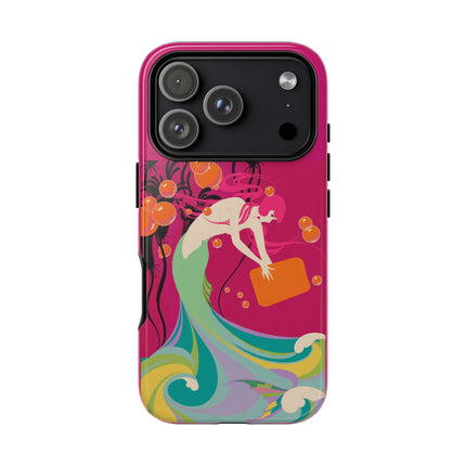Mermaid Dive Phone Case – Vibrant Waves & Playful Elegance
