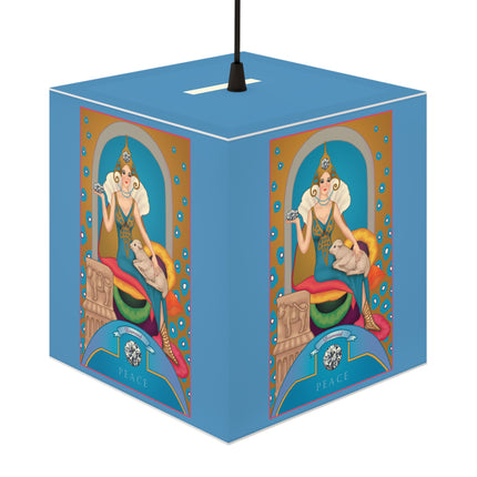 April & Diamond Zodiac Light Cube Lamp