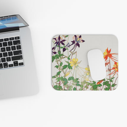 Aquilegia Flower by Tanigami Kônan Mouse Pad, Rectangle