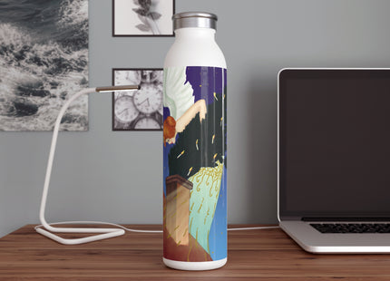 The Christmas Angel Slim Water Bottle
